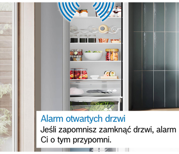 Lodówka do zabudowy Bosch KIR41NSE0 122,1cm 35dB Zawiasy Slizgowe 204L - 1107339 - zdjęcie 3